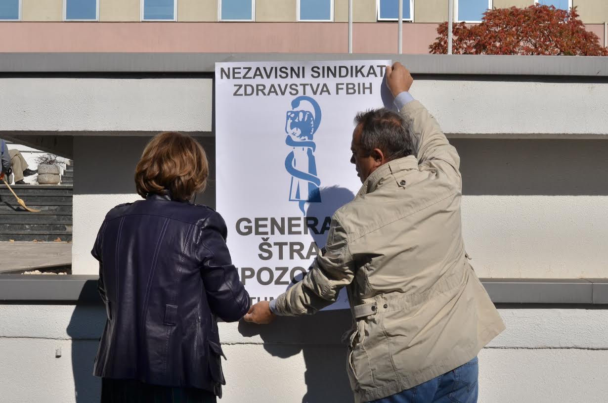 Štrajk upozorenja zdravstvenih radnika