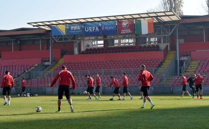 Trening NK Čelik na Bilinom