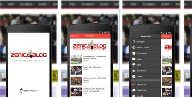 Zenicablog aplikacija za IOS i Android
