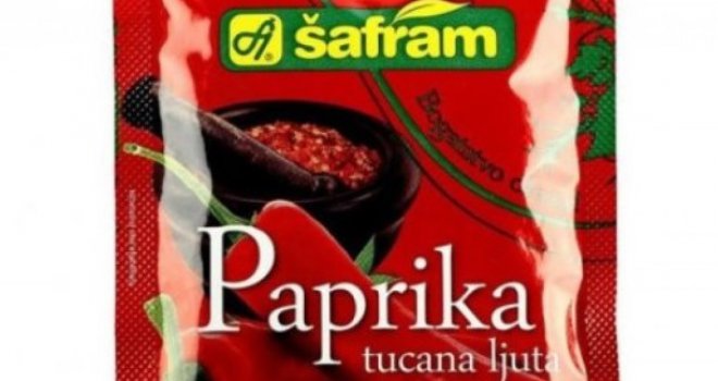 Zbog aflatoksina s bh. tržišta povlači se tucana ljuta paprika Šafram