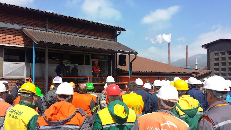 Prvi radni dan u kompaniji ArcelorMittal Zenica