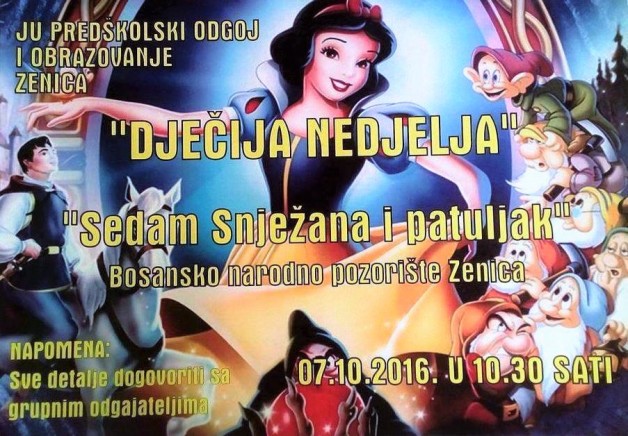Premijera predstave ''Snježana i sedam patuljaka'' u BNP-u