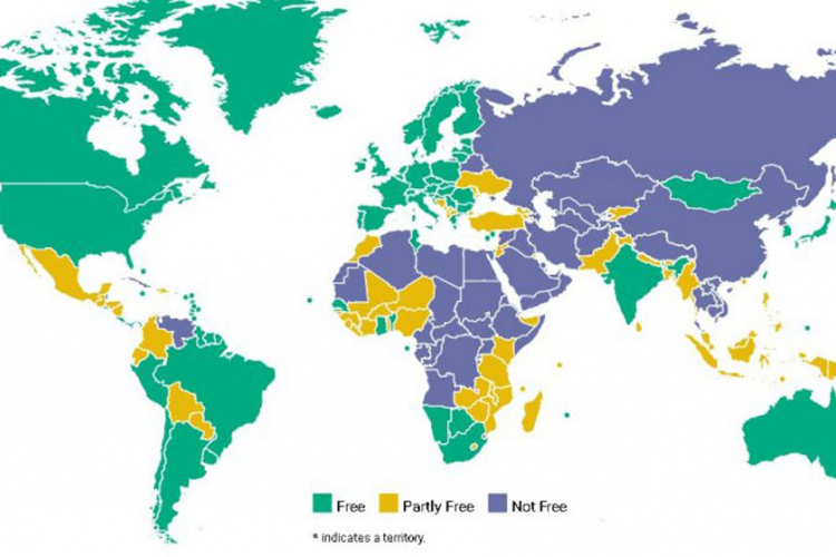 BiH korumpirana i djelimično slobodna