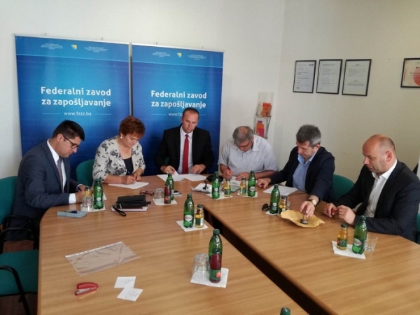 Potpisan sporazum po programu sufinansiranje zapošljavanja djece šehida i poginulih boraca